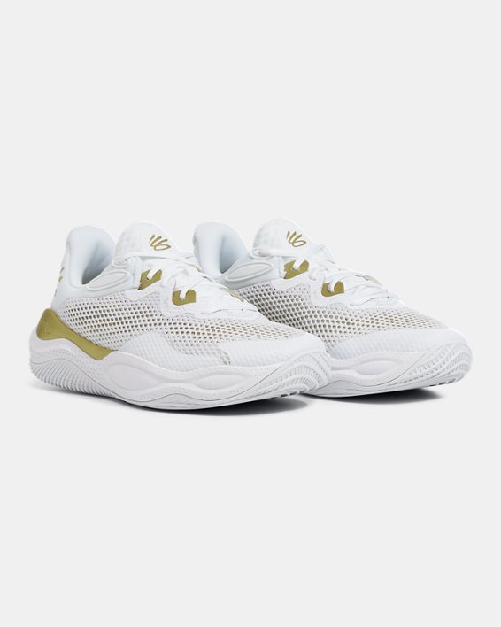 Unisex Curry Splash 24 AP Basketball Shoes in White image number 3